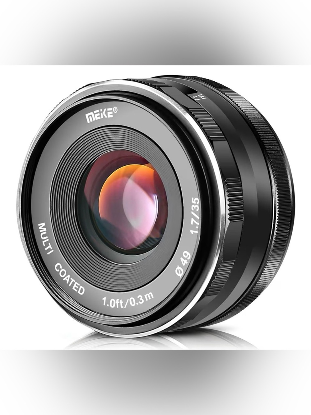 35mm f/1.7 Manual Focus Lens — Black